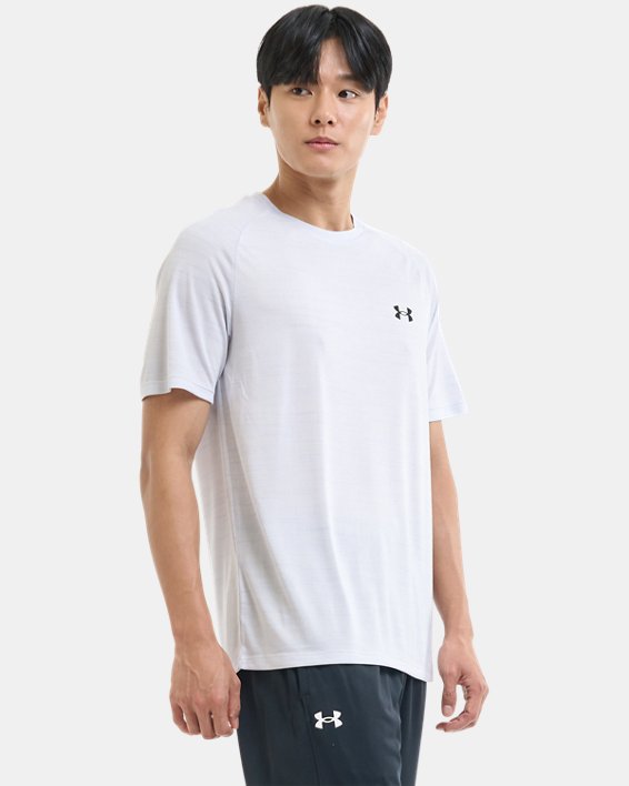 男士UA Tech™ 2.0 Tiger短袖T恤 in Gray image number 2